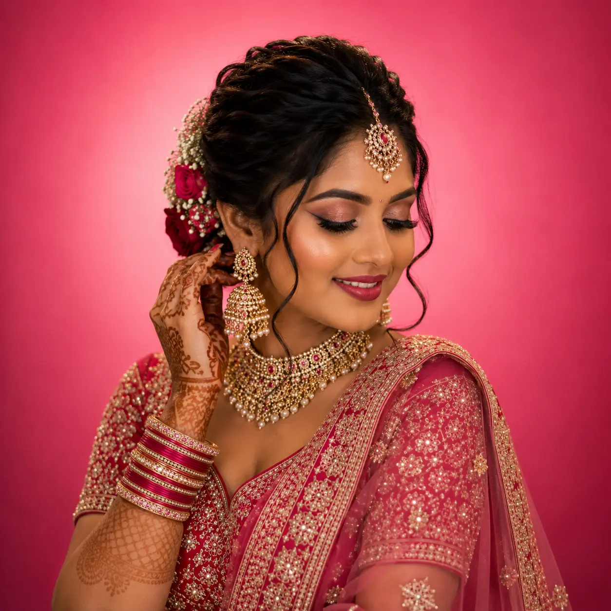 Luxury Airbrush Bridal Makeup for a Naturally Flawless Wedding Look